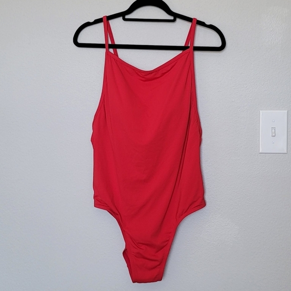 NWT Andie Swim The Paloma One Piece Cherry Red Size XXL - Picture 2 of 5